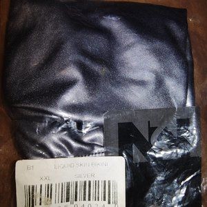 Rare Vintage N2N Liquid Skin Bikini Silver XXL